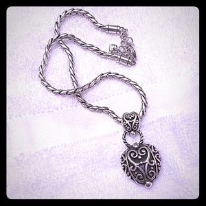 Authentic Brighton Bibi Heart Necklace